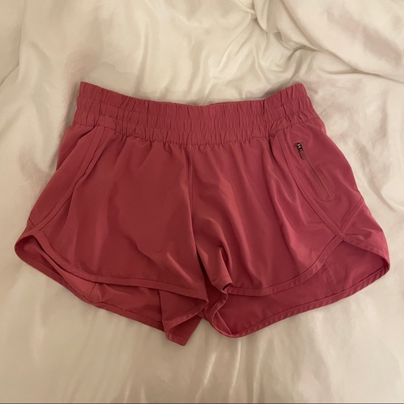 lululemon athletica Pants - Lululemon pink tracker shorts